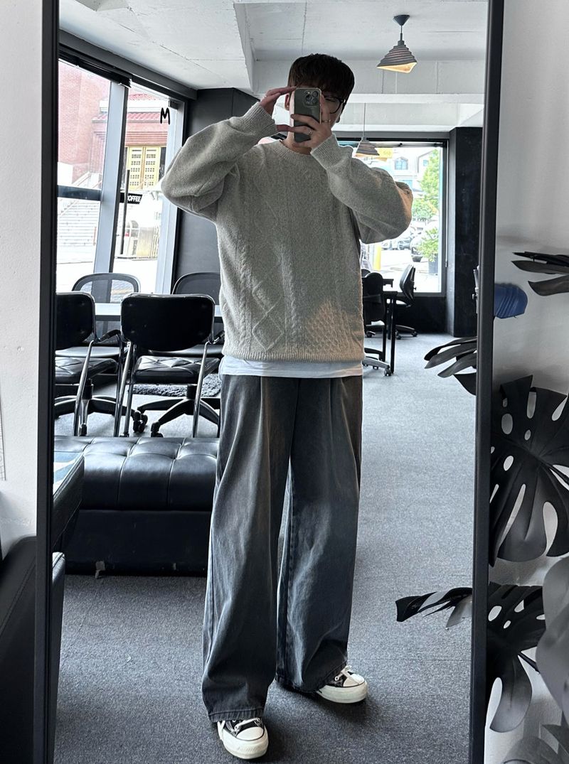 lose loosefit pattern knit