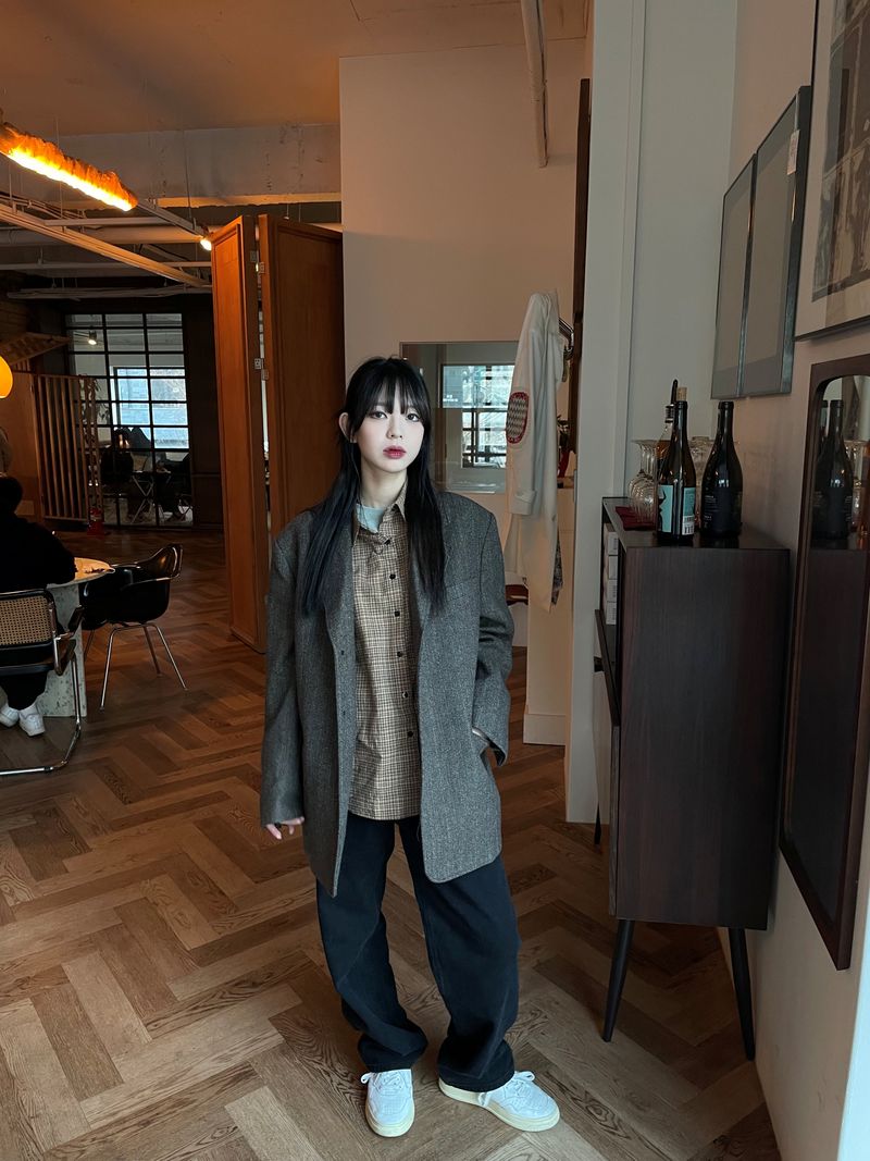 Lema tweed wool blazer
