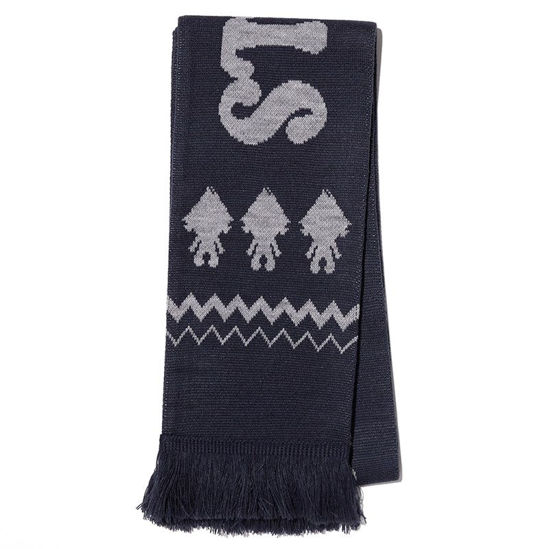 KIRSH（キルシー）の「TROLLS JACQUARD KNIT MUFFLER - NAVY（Fashion Accessories）」