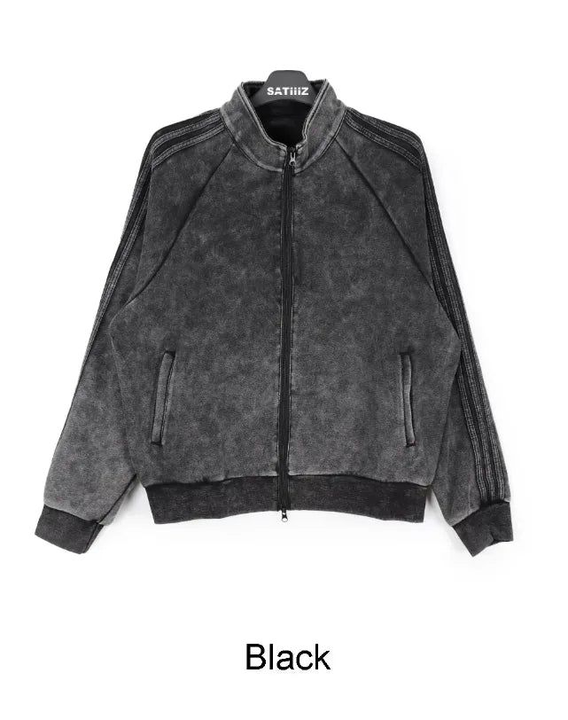 Lupe Track Pigment Zip-Up