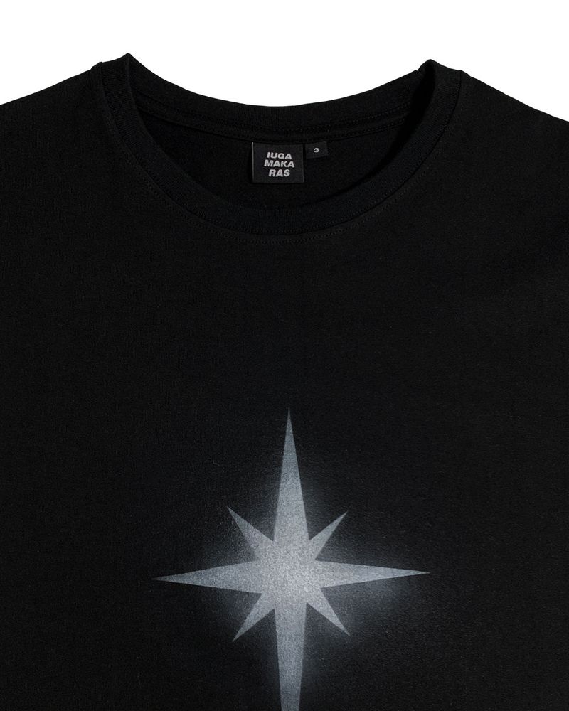 Sprayed Half Top (Black)