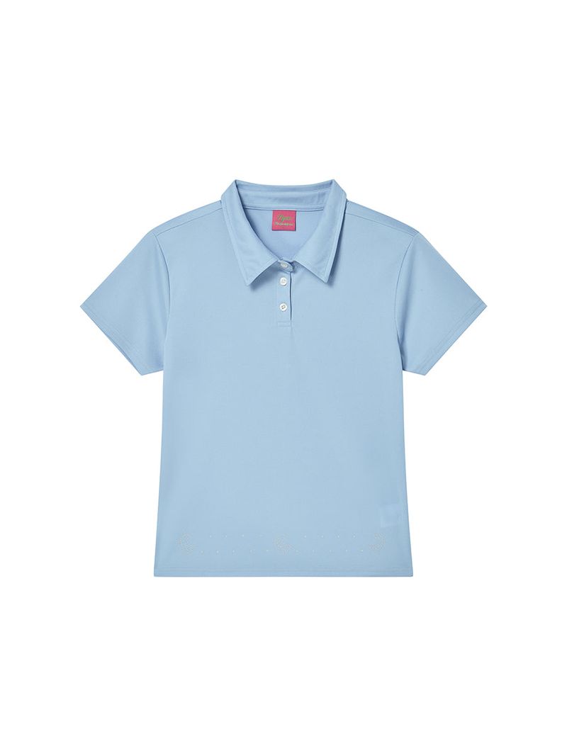  TIE PIQUE SHIRT BLUE BLUE