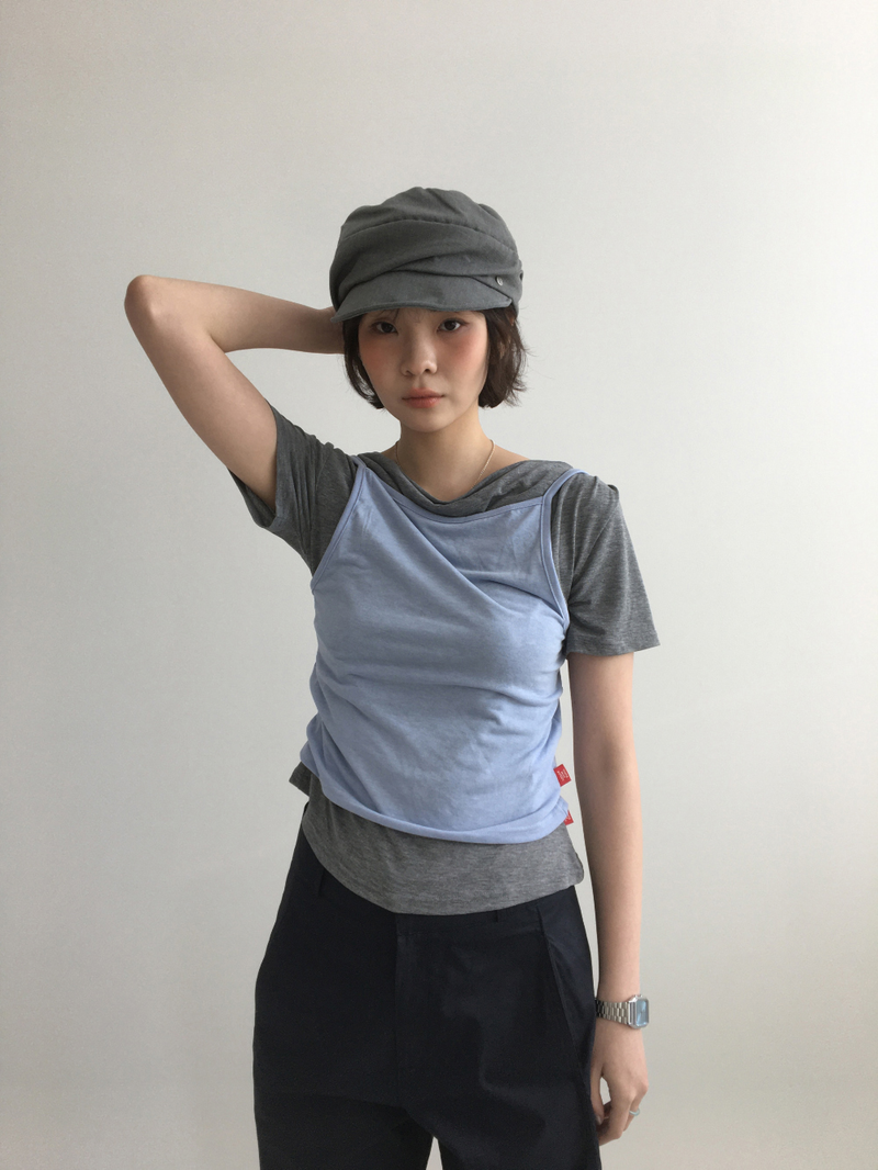 YWD SHIRRING T-SHIRTS (3color)