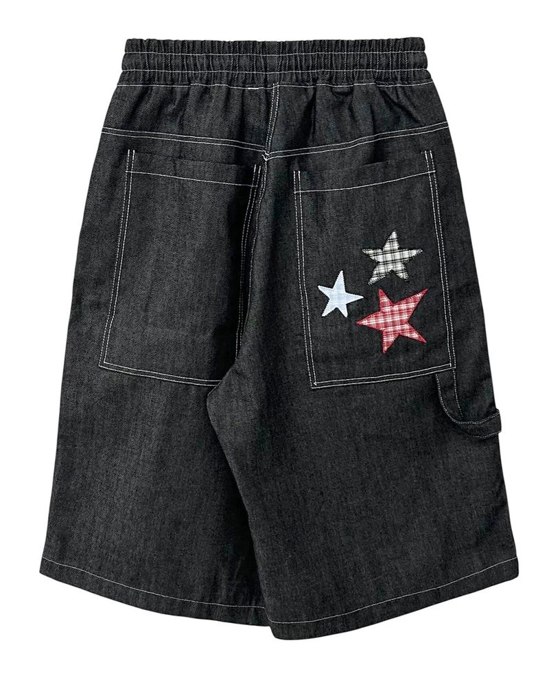Stel Patch Bermuda Denim Pants