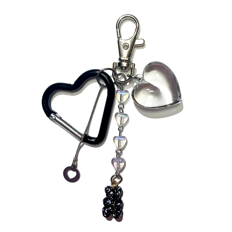 [Billlie Siyoon/Oneus Xion] Ink marble bear keychain (2color)