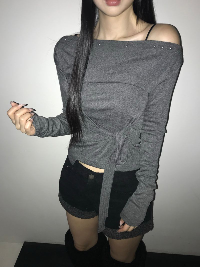 stud tie top(3 color)