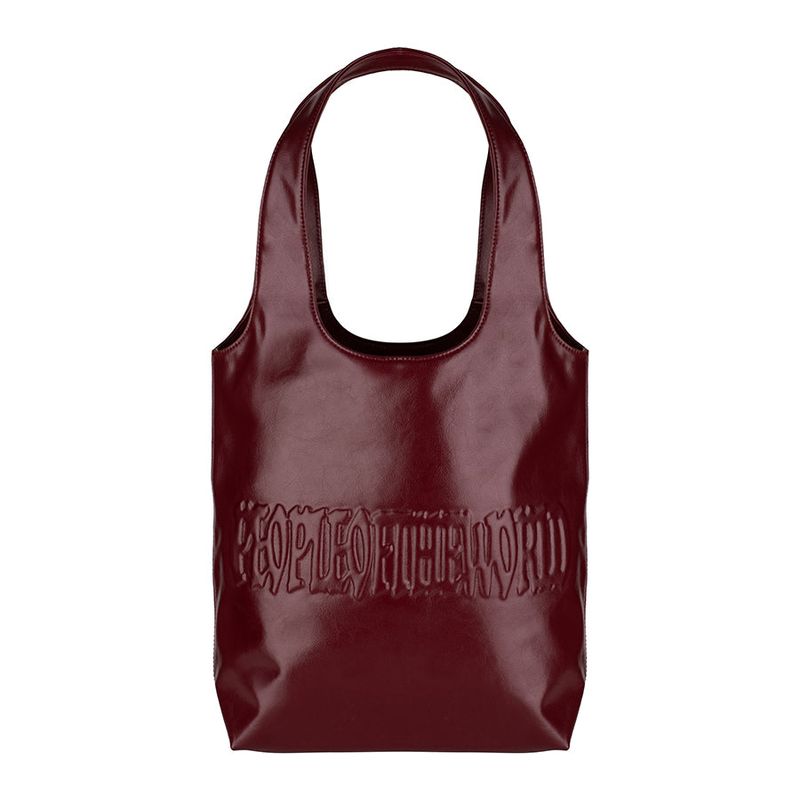 Signature Logo Leather Shoulder Bag