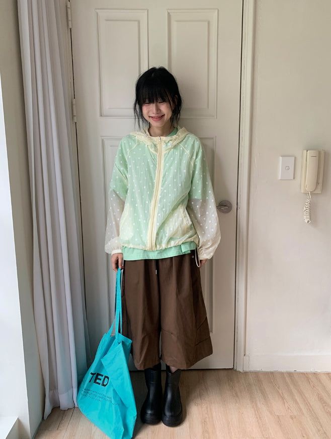 NE Summer Dot Wind Hood Jumper