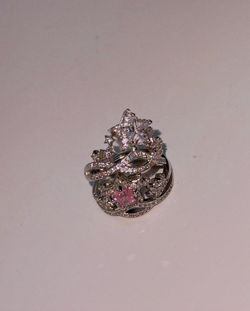[Red Velvet Wendy] Big star crown ring (2color)