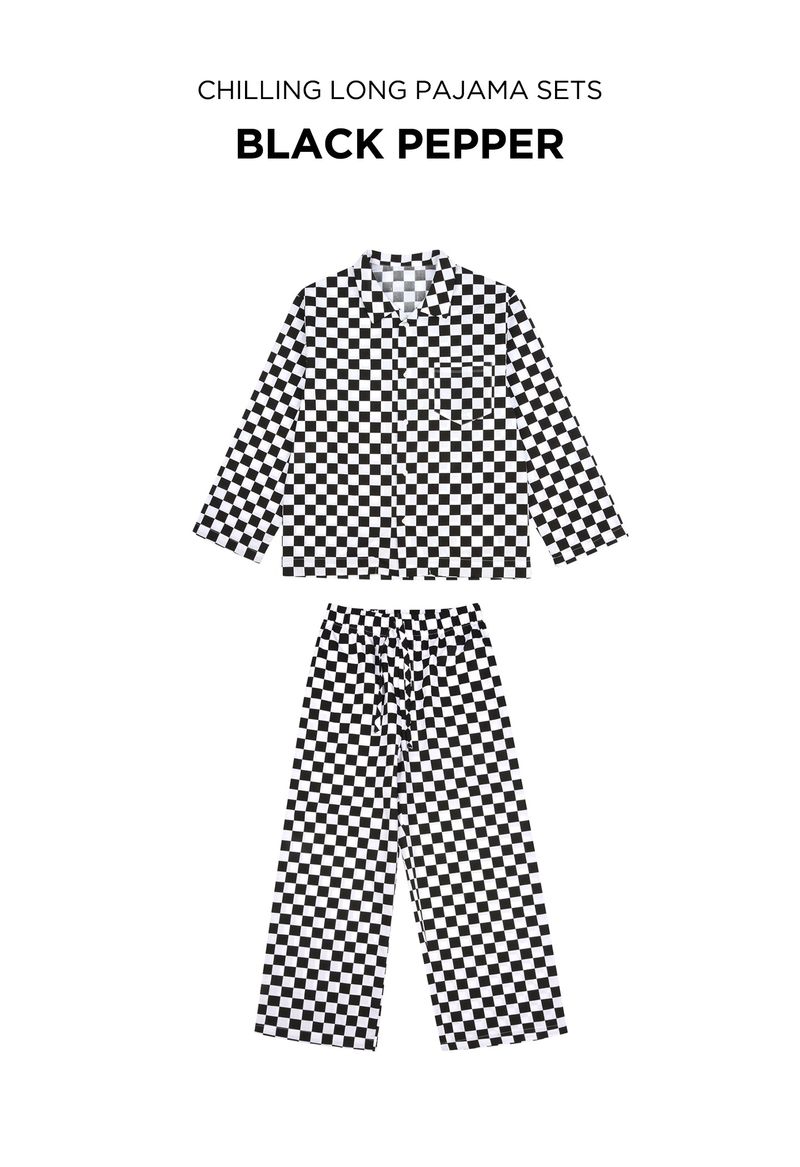 Chilling Pajama Long Set (3 Colors)