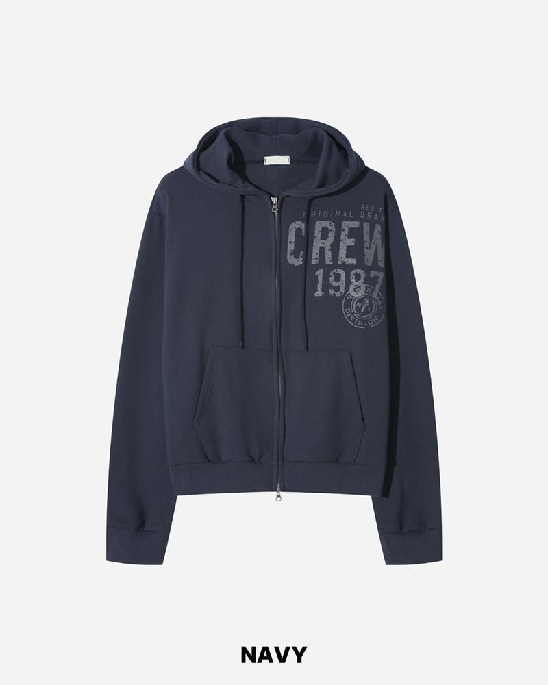 Sub Crop Hoodie Zip-up