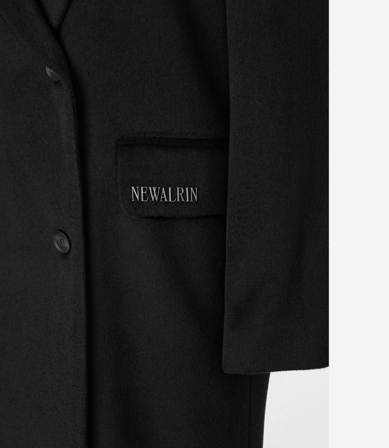 NEWALRIN Classic Long Wool Coat & Vest Set