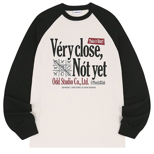 Very Close Raglan Over Fit Long Sleeve