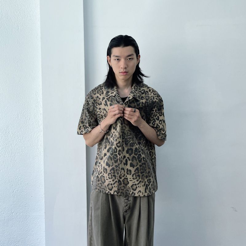 FADE MEET（フェードミート）の「Two-Way Zip Relaxed Shirt（Tops）」