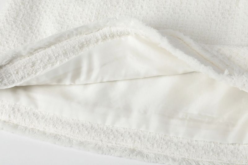 Carrie tweed skirt - ivory 