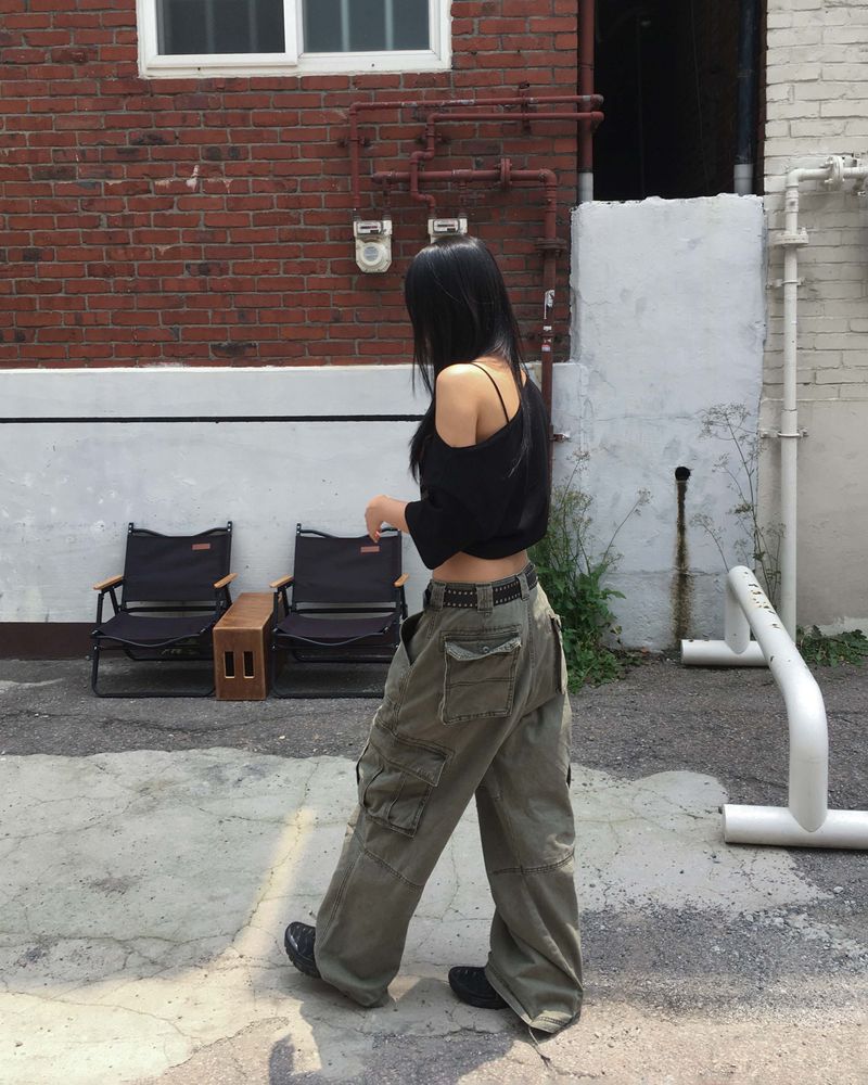 Pigment pocket cargo pants