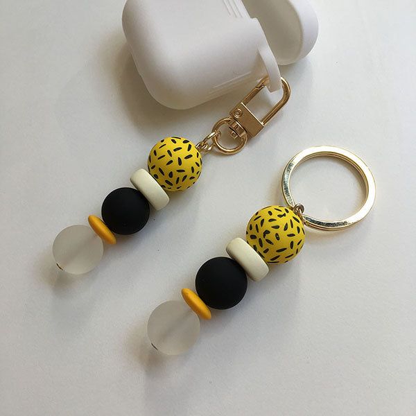 HI YELLOW KEYRING