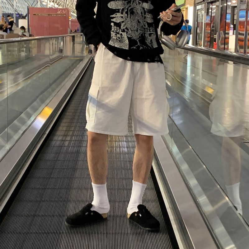 lemenne(ルメンヌ)の「LMN Anf Cargo Washing Cotton Banding Shorts (6 colors)(Pants)」