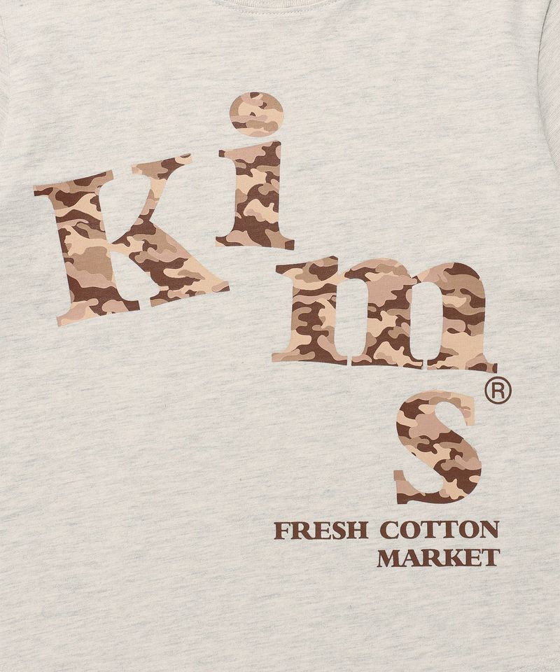 Messy Alplha Camo Tee Oatmeal ( KIB5MUT509A)