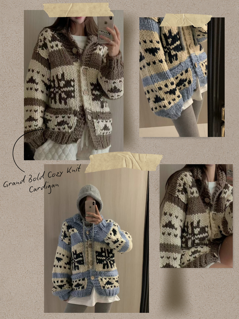 Grand Bold Cozy Knit Cardigan