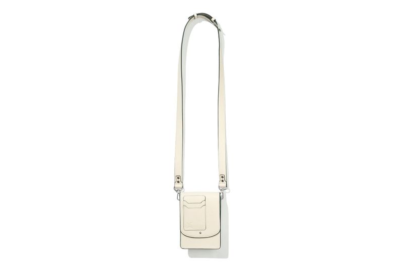 RECENT LOGO CROSS BAG_OATMEAL