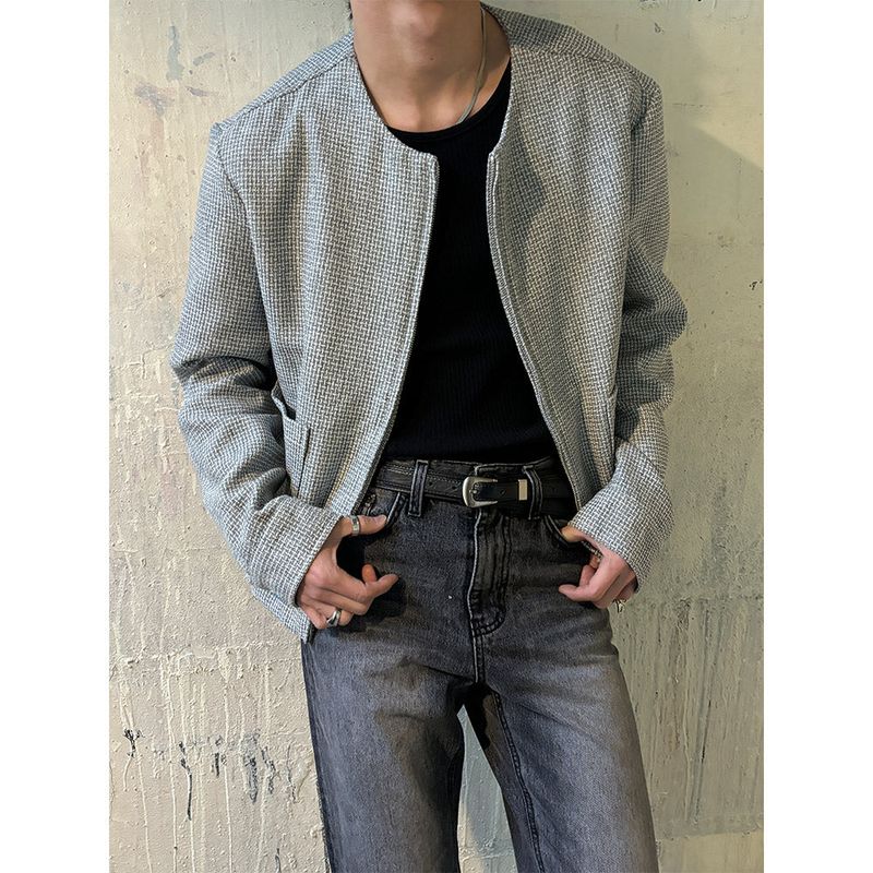 LAURANT（ロラン）の「[S/F] Tweed round neck cardigan(3color)（Tops）」