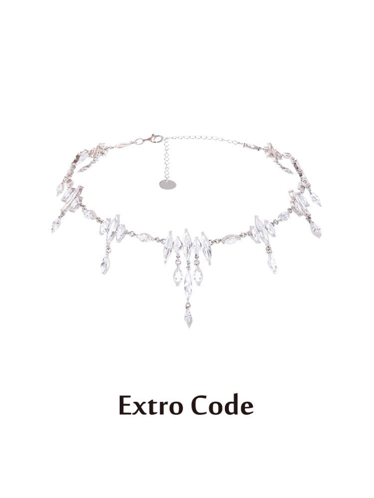 Drop Choker Necklace - "Radiant" Collections