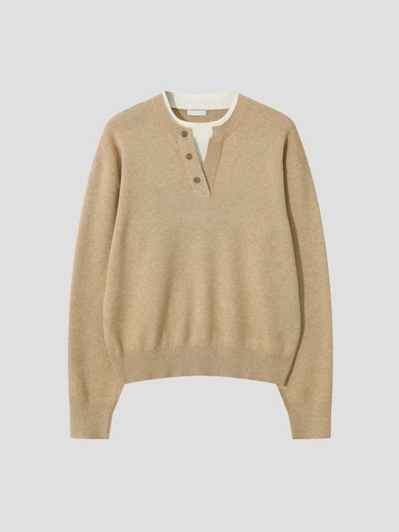 No.1431 layered button KINT (4color)