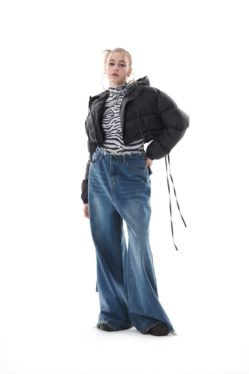 REVESIBLE CROPPED JUMPER