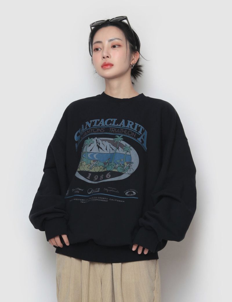 nutellike(ヌテールライク)の「Santa Clarita sweatshirt(Tops)」