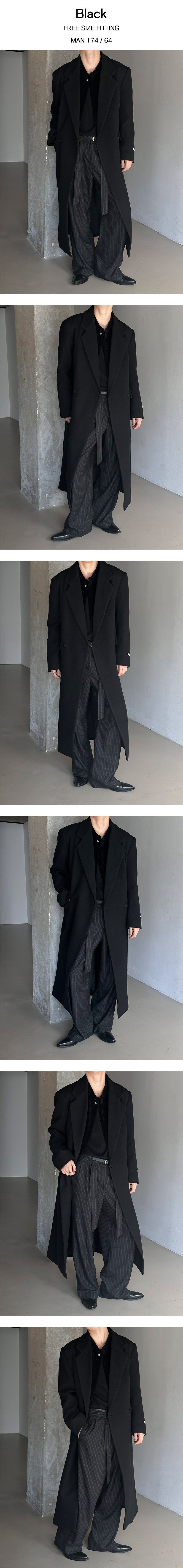 [Unisex] Max double long coat(2color) 