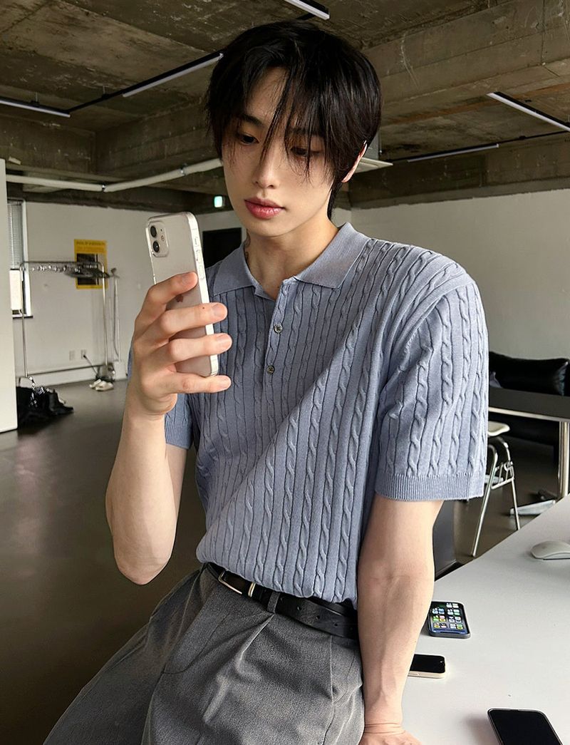 COSYHARU(コシハル)の「rown detail collar knit(Tops)」