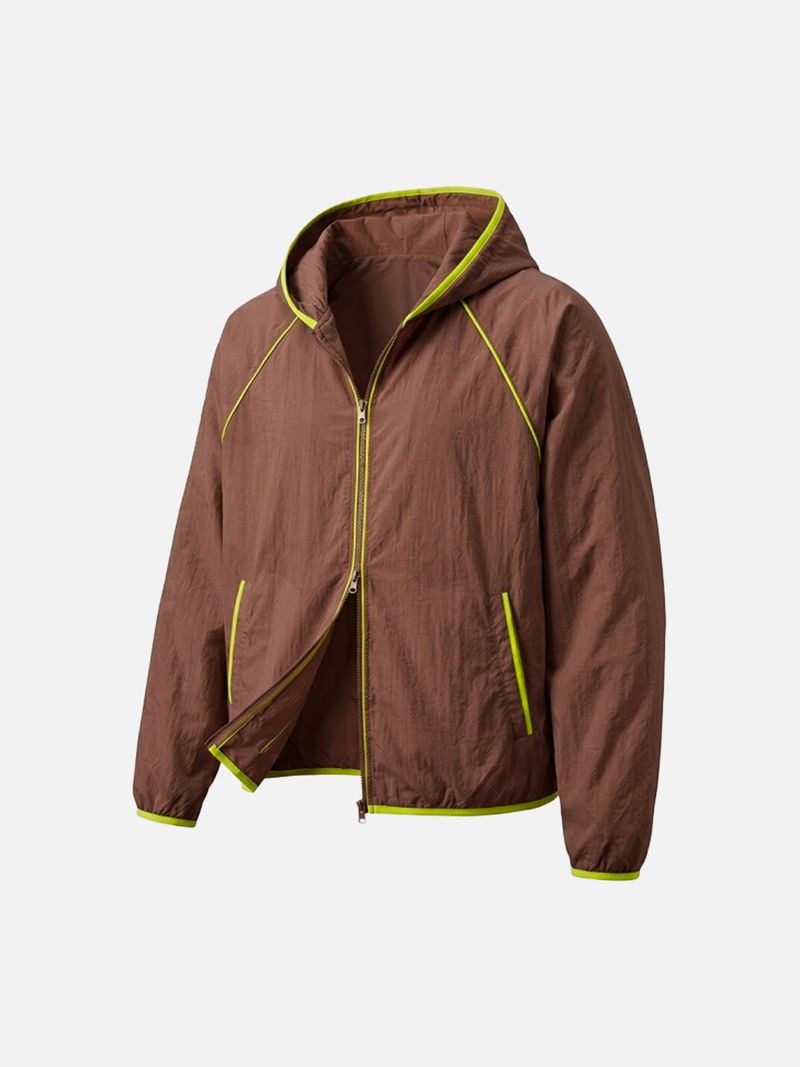 Neon Piping Scene Windbreaker (6c)