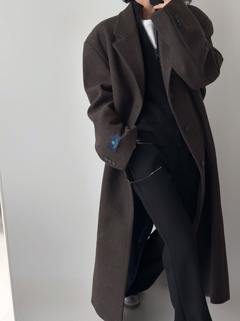 No.1022 Sウール60ロングコート(3色)