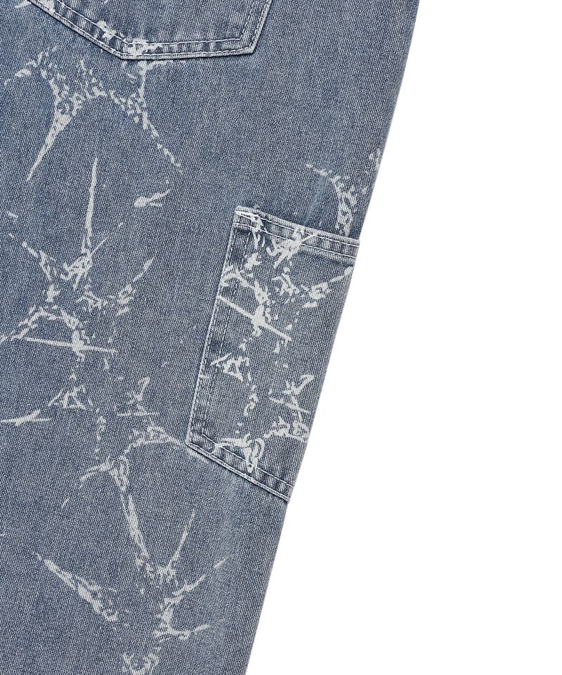 PRINTED CARPENTER DENIM PANTS BLUE(CV2FSUD110A)