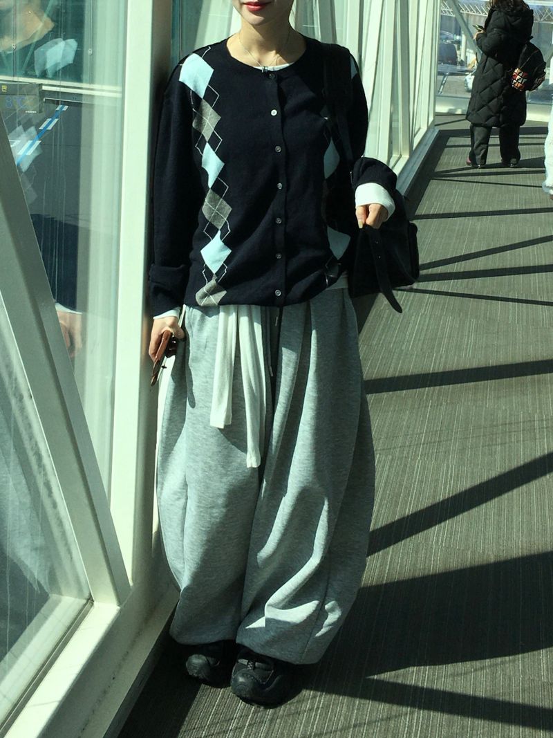 Nugget Pintuck Wide Balloon Pants (5c)