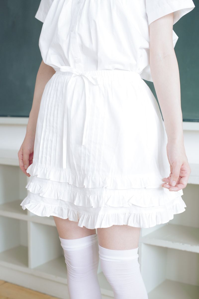 LITALMUTE(リタルミュート)の「apron frill skirt(Skirts)」