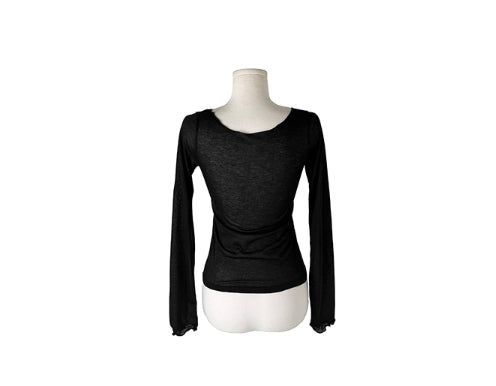 Nippy Frill Double-Side Layered T-Shirt