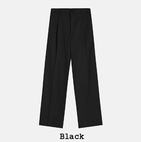 Elo One-Tuck Wide Slacks