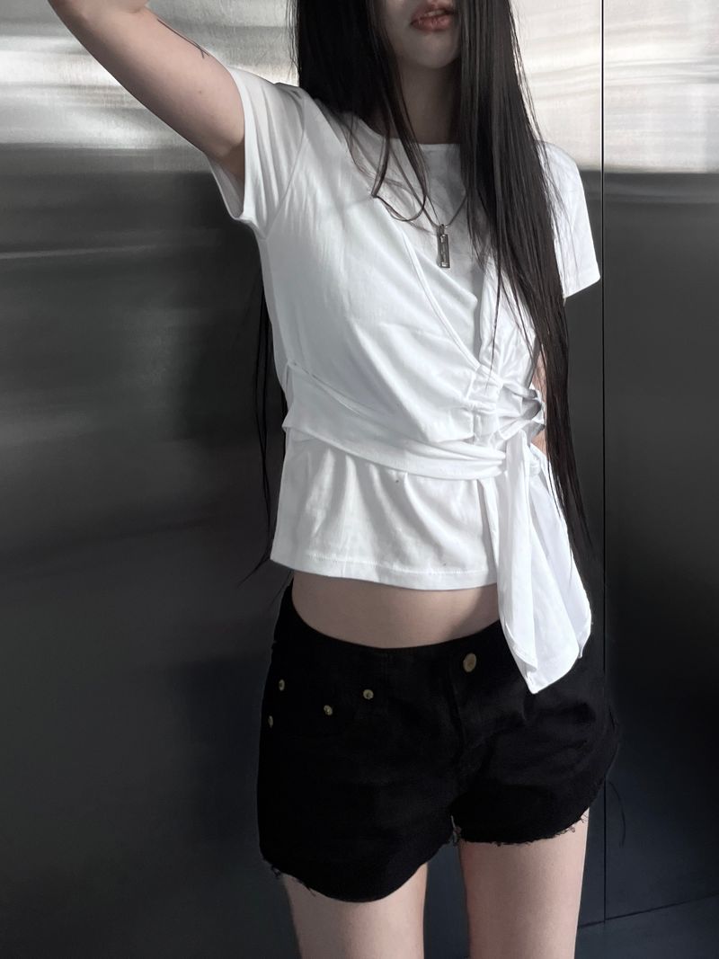 layered twist wrap strap T (2color)