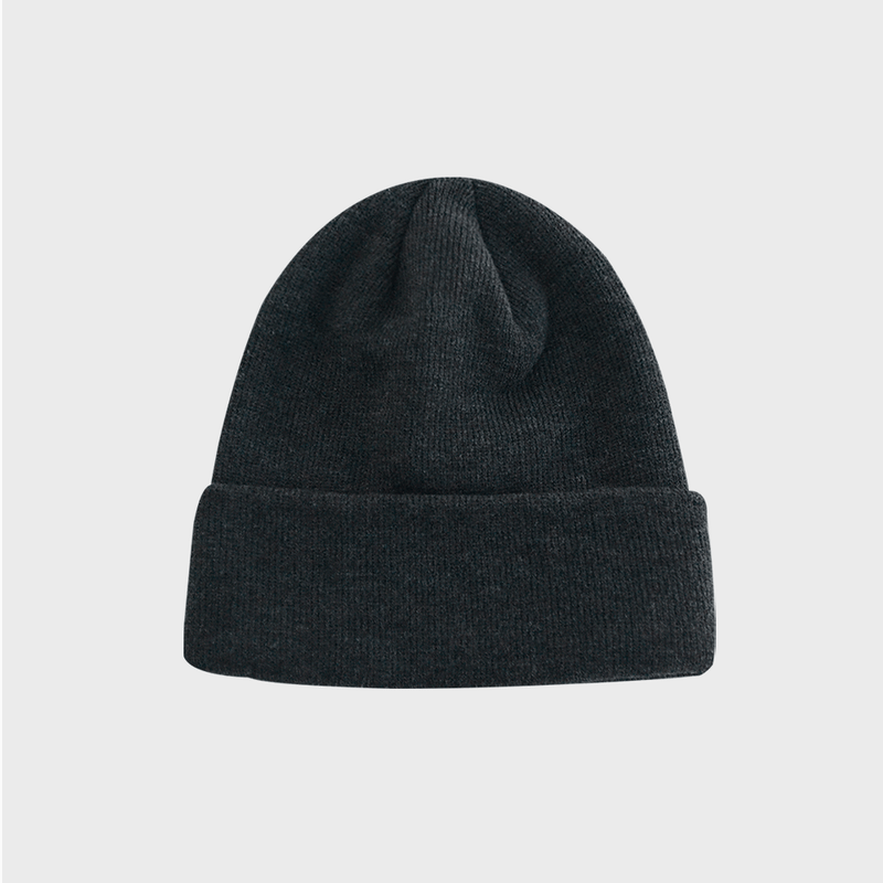 WR CUFF BEANIE (CHARCOAL)