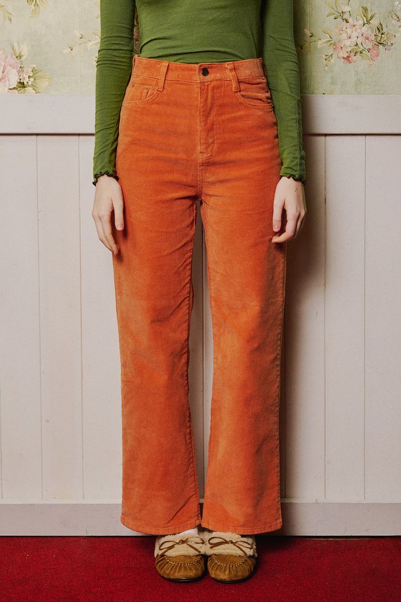 Melody Corduroy Pants [Orange]