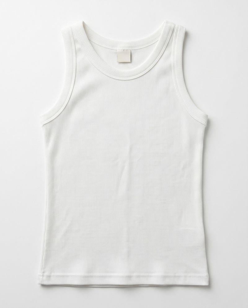  RIB LAYERED SLEEVELESS