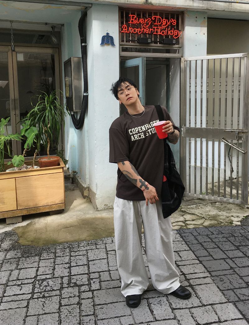No.1348 basic one tuck wide SL (3color)
