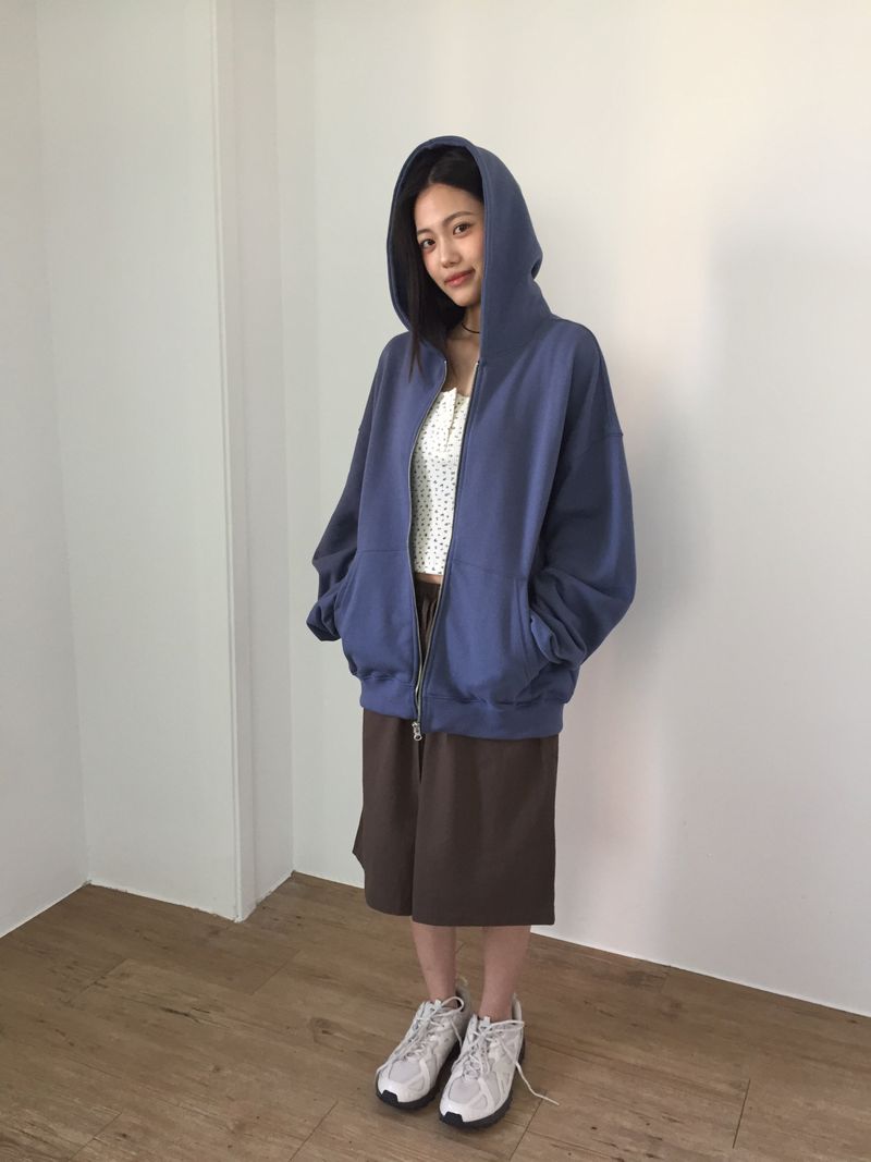 Weekly Essential Zip-Up Hoodie (5color)