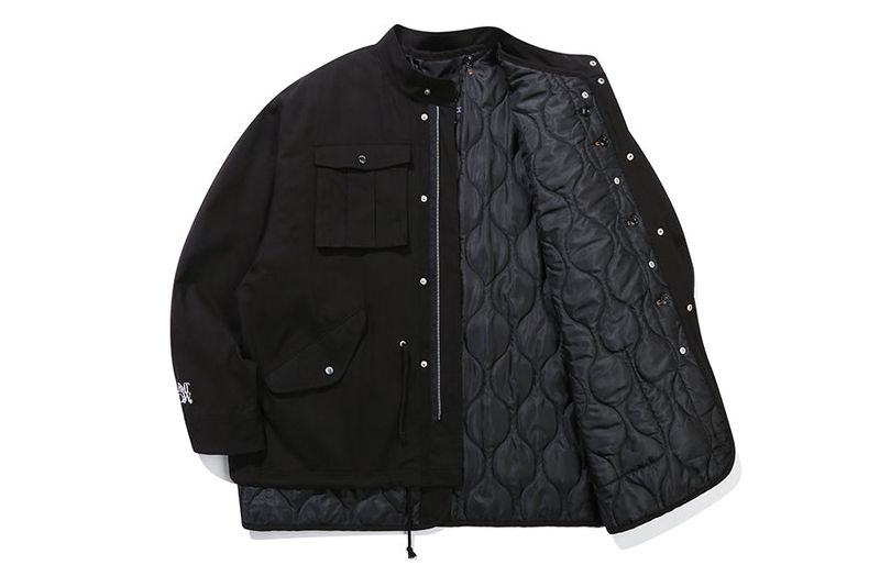 RECENT LOGO M65 PARKA_BLACK