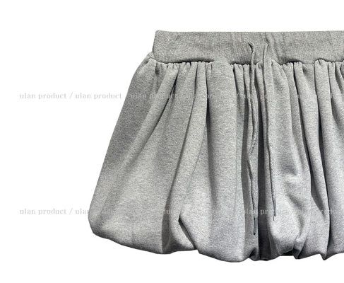 Chad Balloon Brushed Mini Skirt