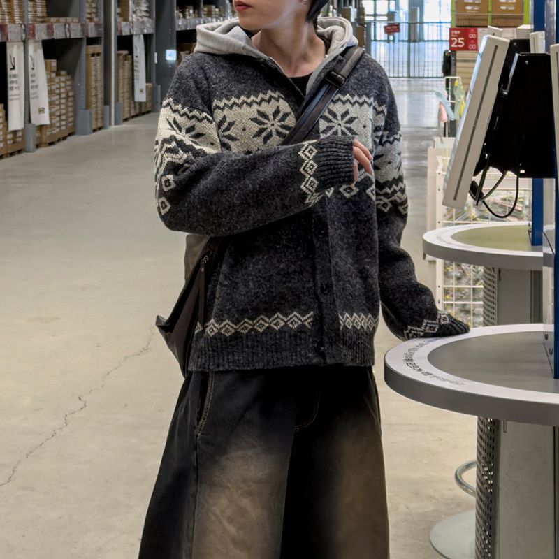 Fiora nordic knit cardigan