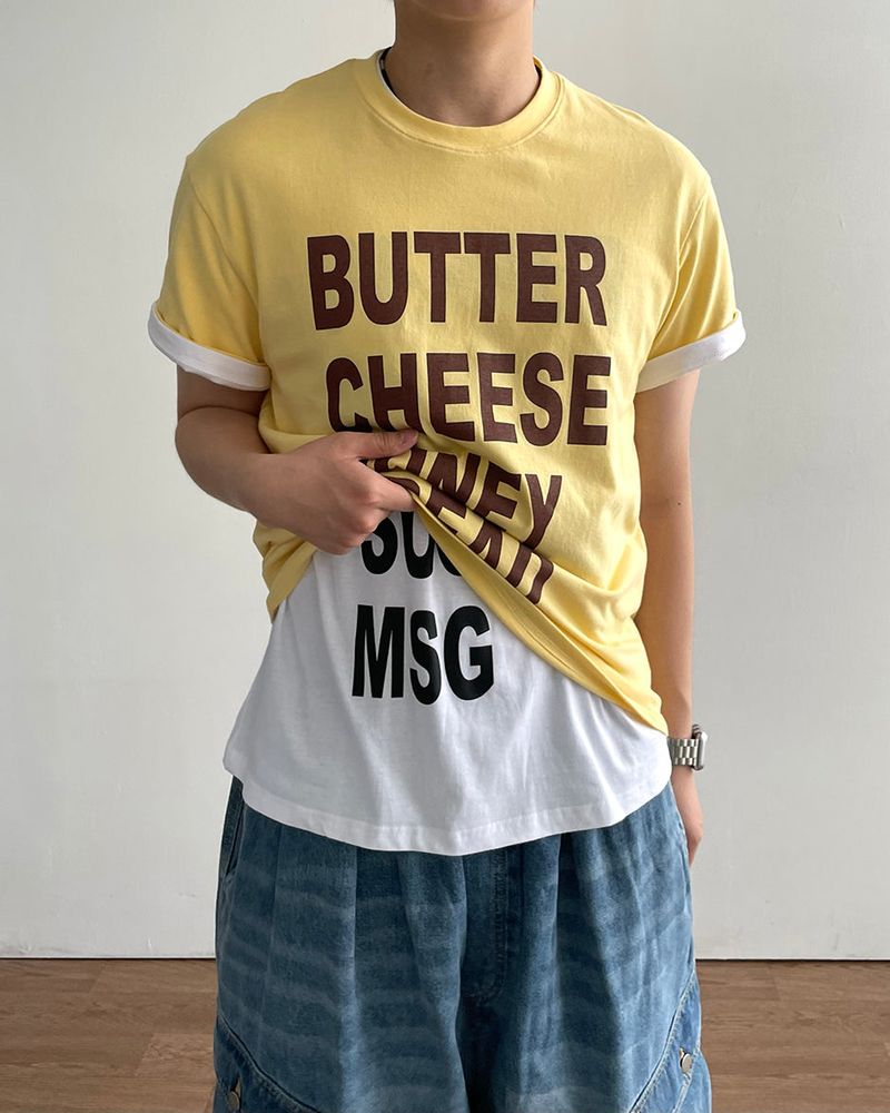 IDF（アイディーエフ）の「Mix Printing Short Sleeve T-shirt（Tops）」