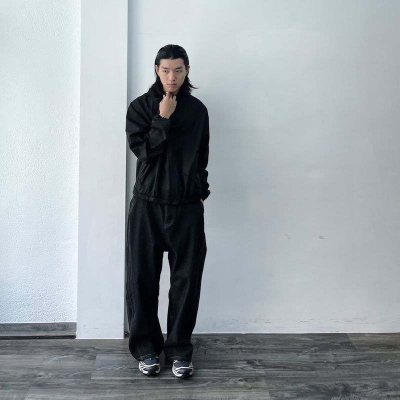 Structured Seam Hooded Jacket